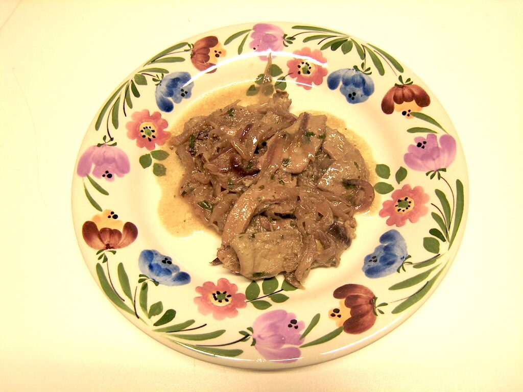 FEGATO CON CIPOLLE ALLA VENETA